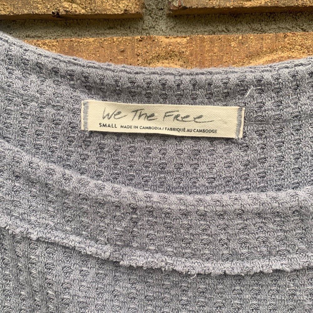 We the free grey tunic